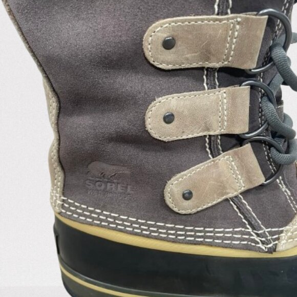 Sorel Joan of Arctic Tall Winter Boots Waterproof Faux Fur Size 8 Brown/Tan - Picture 5 of 9